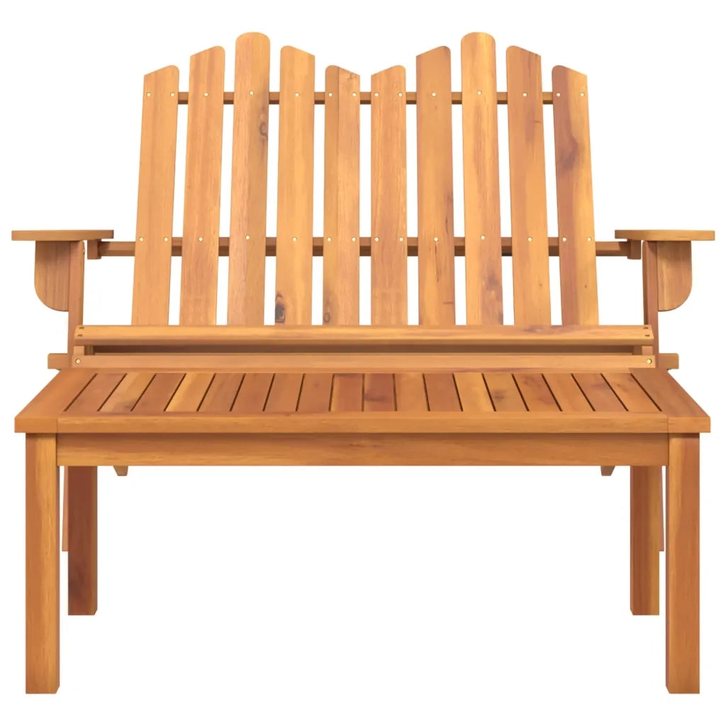 Set da Salotto Giardino Adirondack 2pz Legno Massello di Acacia 360041