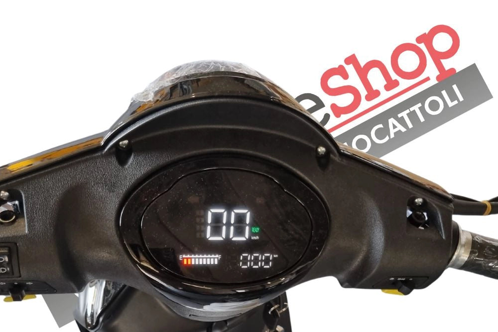 Bici Elettrica Scooter Velocipede Vitale NJT-007 250W  20Ah 48V Batteria a Grafene-Bianco