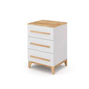 Vitalispa Cassettiera per camera da letto Bianco 53.4 x 88 cm