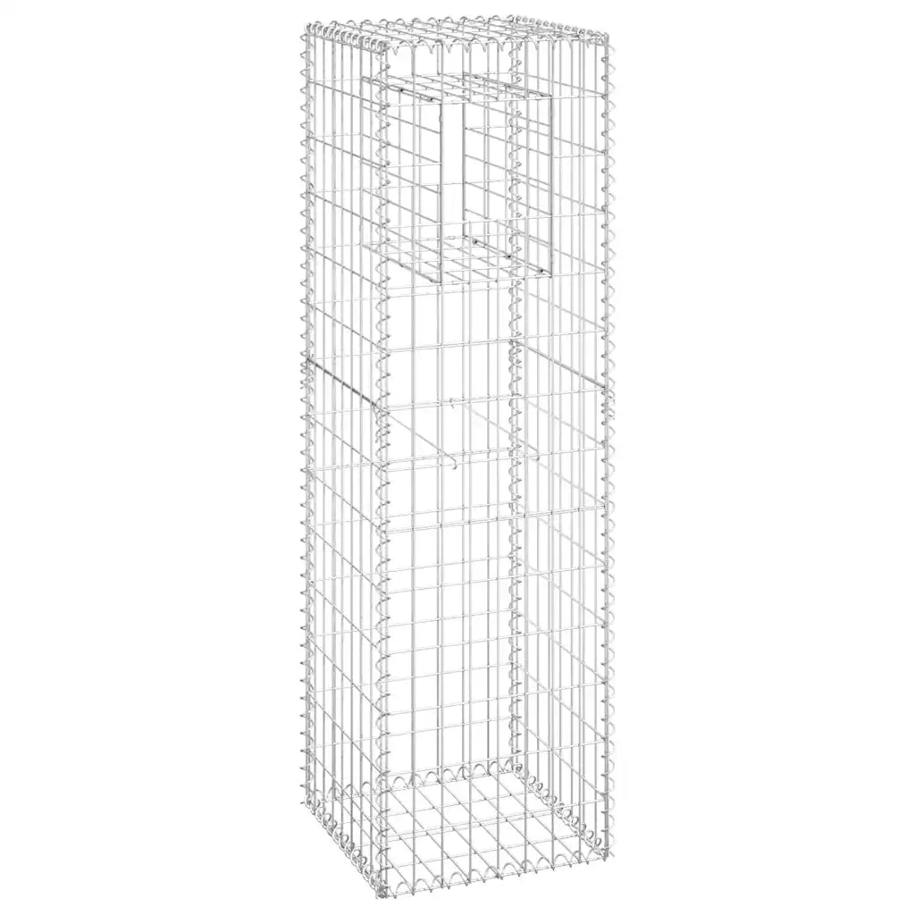 Cesti a Gabbione a Torre 2 pz 40x40x140 cm in Ferro 151263