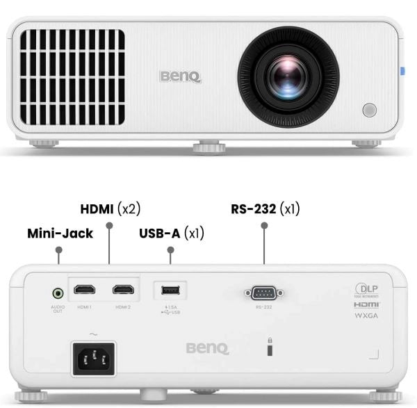 Benq lw550 proiettore a raggio standard 3000 ansi lumen dlp wxga (1200x800) compatibilità 3d bianco - 9H.JRT77.13E