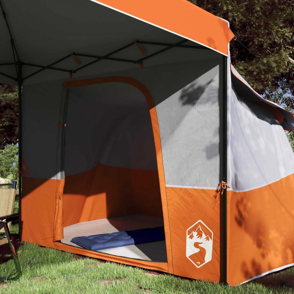 Set di Tende da Campeggio 2 pcs Arancione Taffeta e Tessuto