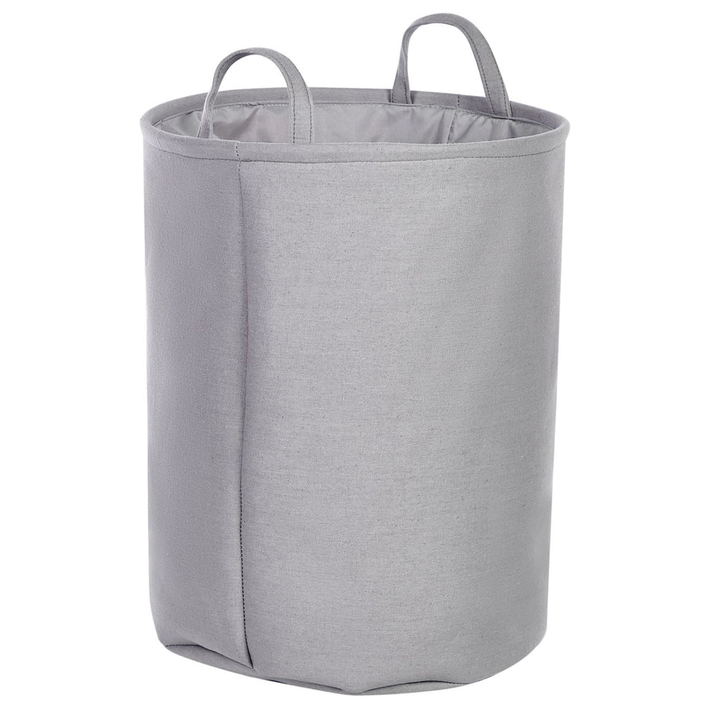 Set di 3 ceste portaoggetti in cotone bianco con copertura a coulisse Cestino per la biancheria Accessori pratici