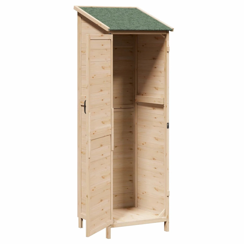 Capanno da Giardino Naturale 59,5 x 56 x 176,5 cm
