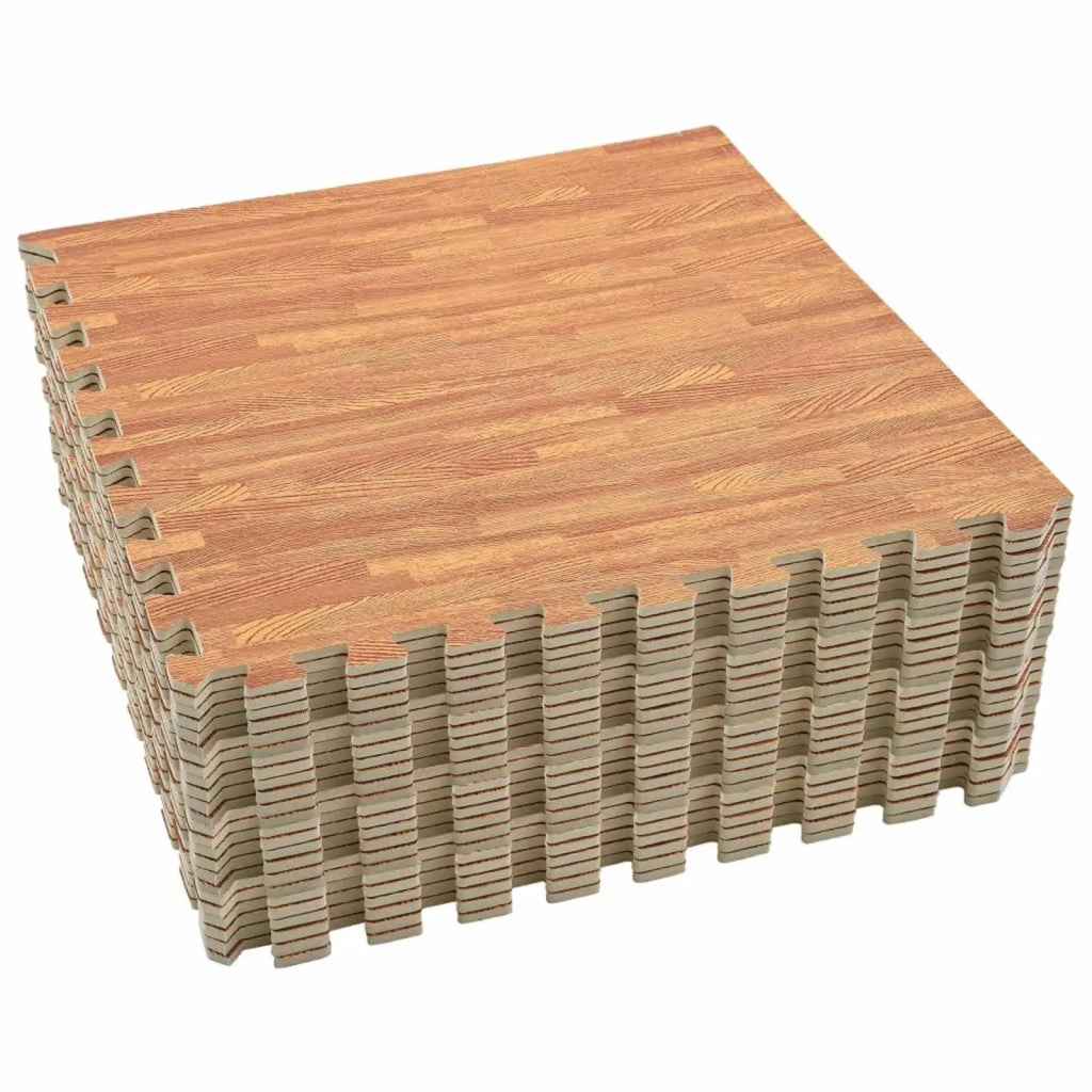 Tappetino per piscina 24 pz legno 8,64 ㎡ Schiuma EVA 3433279