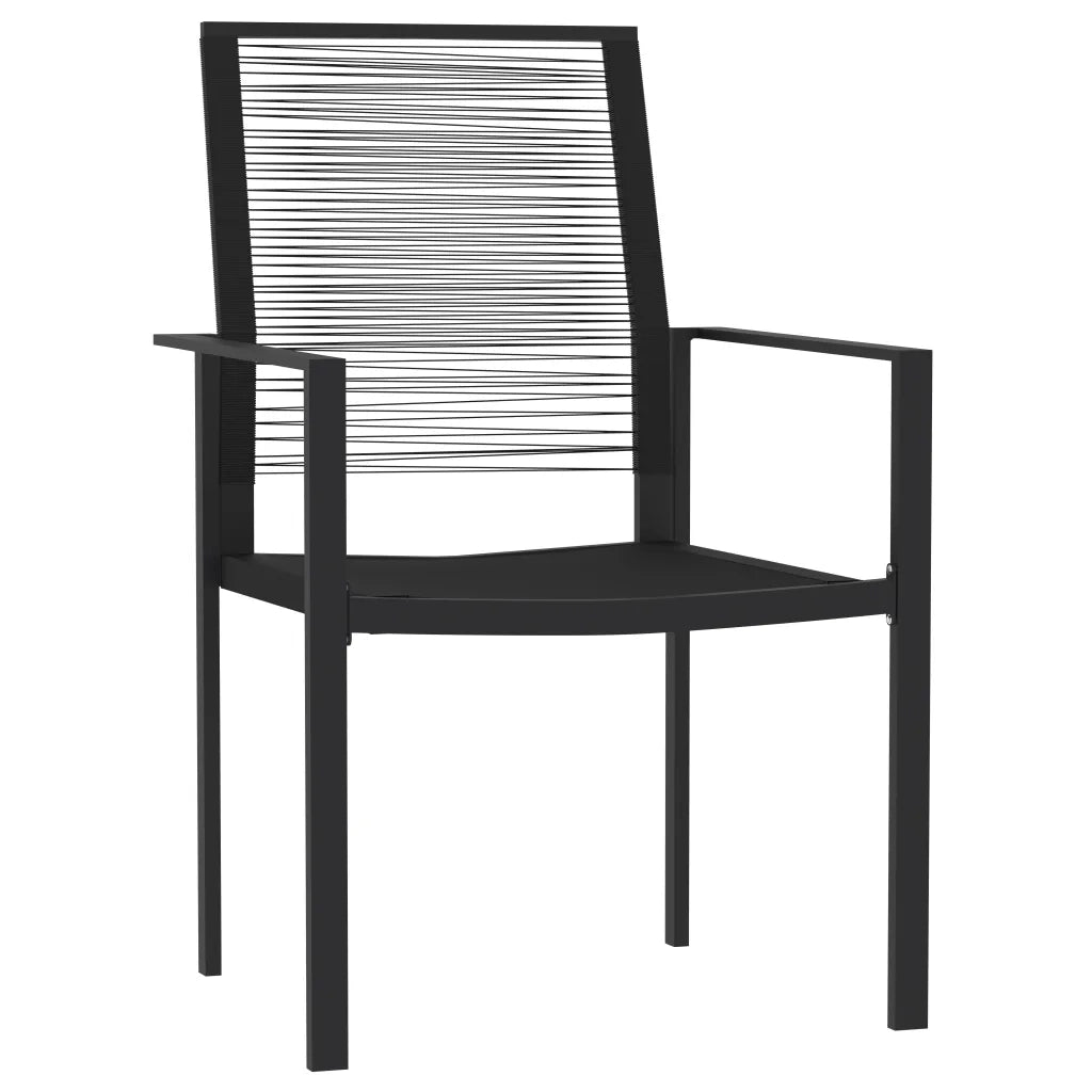 Set da Pranzo da Giardino 7 pz | Set Salotto da Giardino Nero