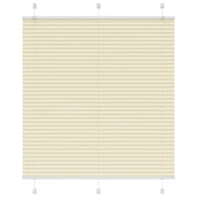 Tenda Plissettata Crema 120x100 cm Larghezza Tessuto 119,4 cm