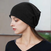 Cappello di cashmere per donne, elegante cuffia, indispensabile per viaggi in inverno, abbigliamento caldo per il tempo freddo