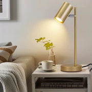 ZMH Lampada da tavolo metallo girevole 350° GU10 per soggiorno scrivania