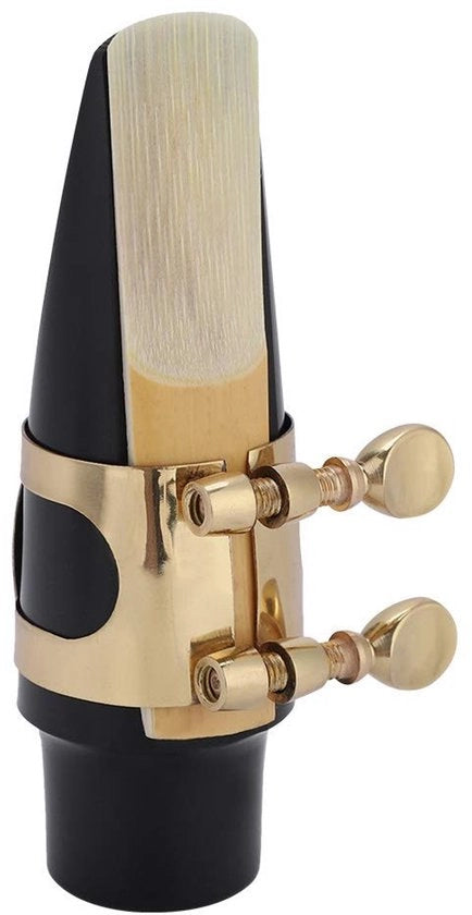 Set di accessori per sax 5 in 1 - Mondstuk in ABS - Gancio metallico - Fustino in canna d'acciaio - Accessorio per sax - Materiale di alta qualità - Mondstuk per sax 

Nota: 
- Modello non specificato
- Specifiche tecniche non specificate