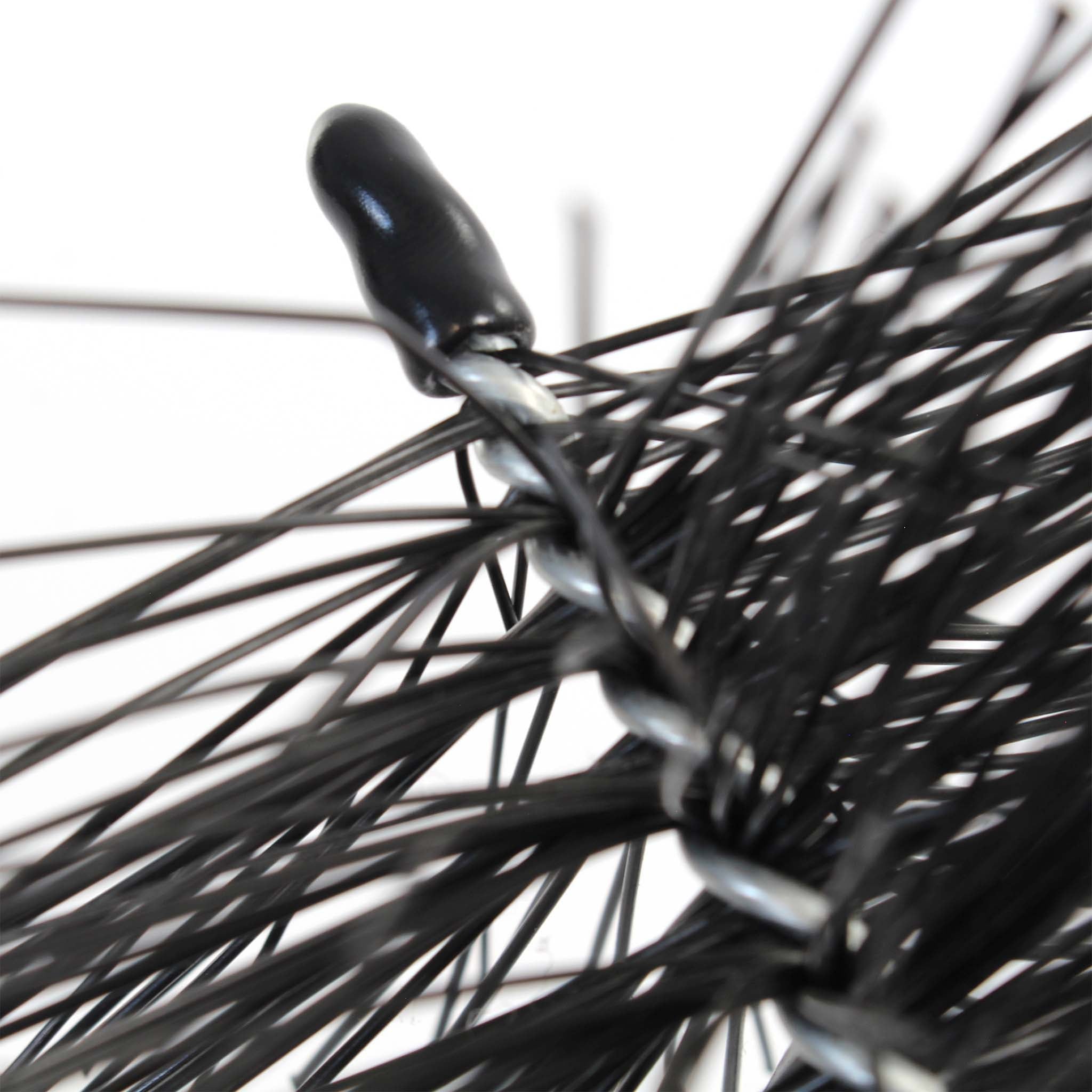 Barriera anti piccioni per pannelli fotovoltaici e Spazzola per grondaie 10 scovoli 12 m Ø 10,5 cm