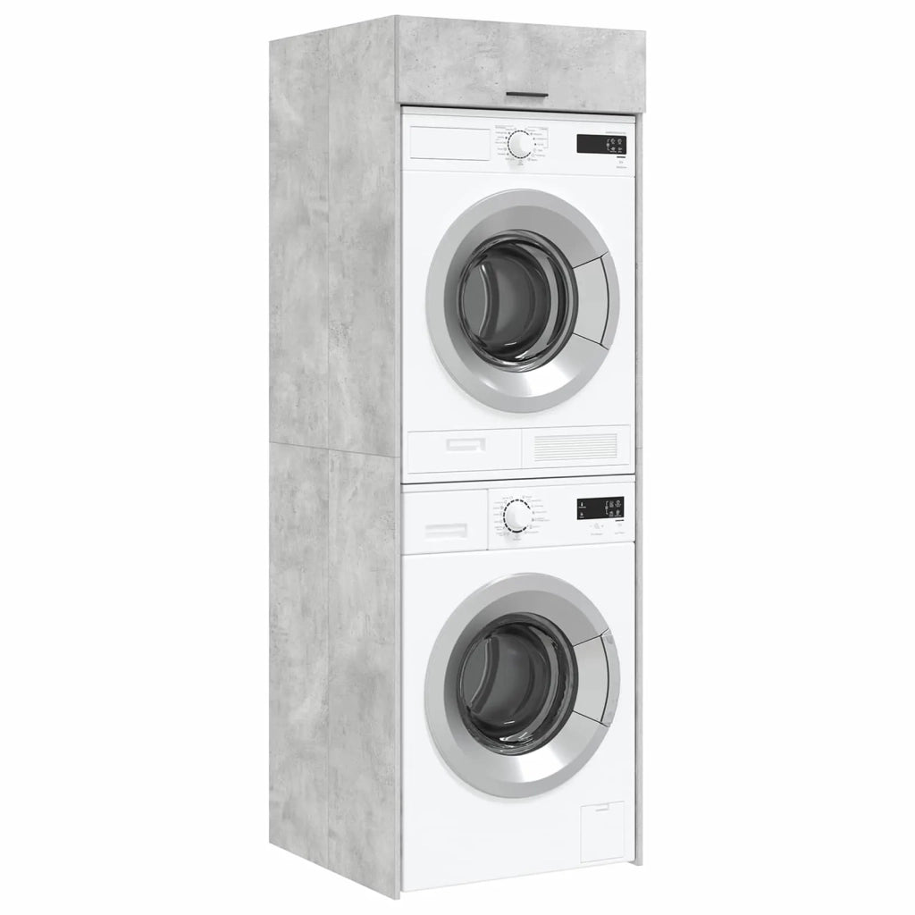 Mobiletto per lavatrice Calcestruzzo 67,5 x 68 x 200 cm 3422787
