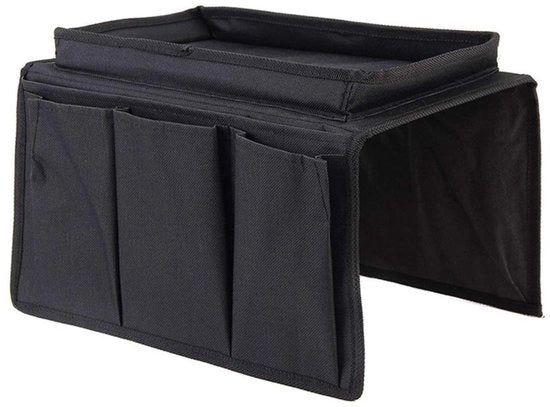 Organizzatore per Cuscini e Comandi - Tas per Armadio - Supporto per Braccio del Divano - Tas di Stoccaggio per Comandi - Dimensioni 31x19x18 cm - Facile da Utilizzare - Tas di Stoccaggio