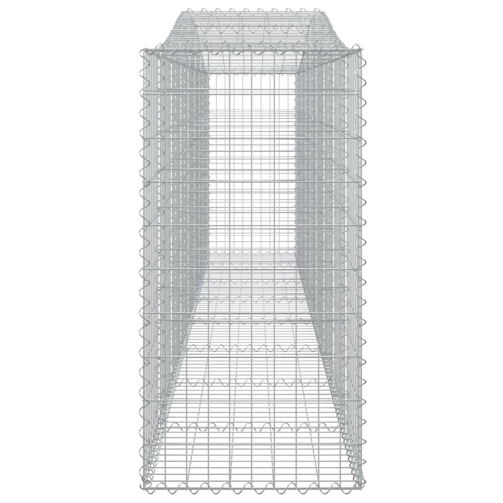 Cesto Gabbione ad Arco 400x50x100/120 cm Ferro Zincato 153415