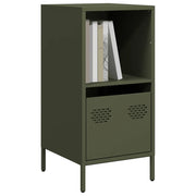 Credenza Verde Oliva 35x39x73,5 cm in Acciaio Laminato a Freddo 851356