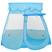 Tenda da Gioco per Bambini-Tenda Giocattolo Blu con 250 Palline 102x102x82 cm 602704
