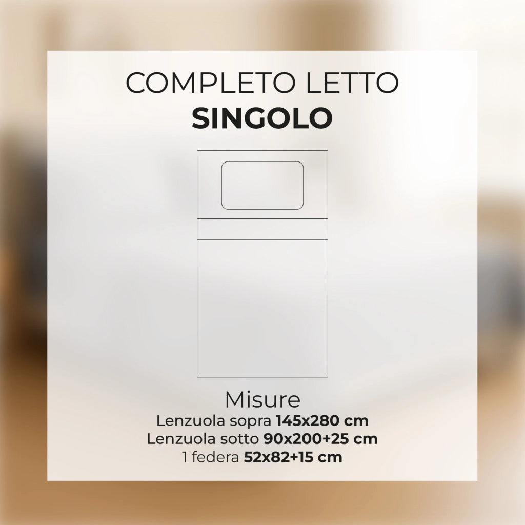 Completo Lenzuola Letto Singolo e Matrimoniale B&B 100% Cotone Bianco con Angoli Elasticizzati – Set Lenzuolo Sopra, Sotto e Federe – Resistente Lavaggi 60° Ideale Hotel, Case Vacanze   Bianco - Singolo