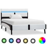 Giroletto con LED Bianco e Nero in Similpelle 90x200 cm cod mxl 48438