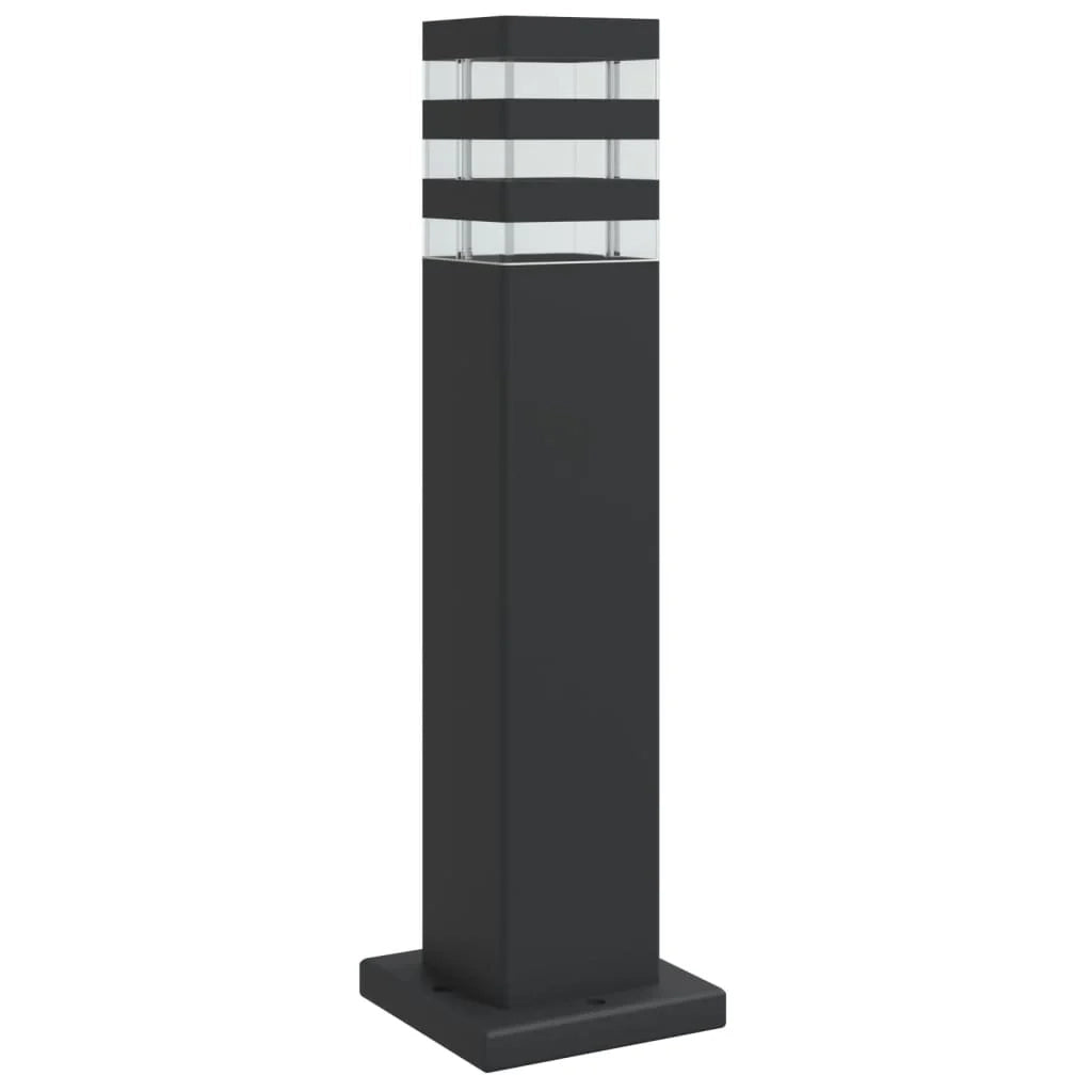 Lampada da terra per esterni in alluminio nero 50 cm codice 02_0042508