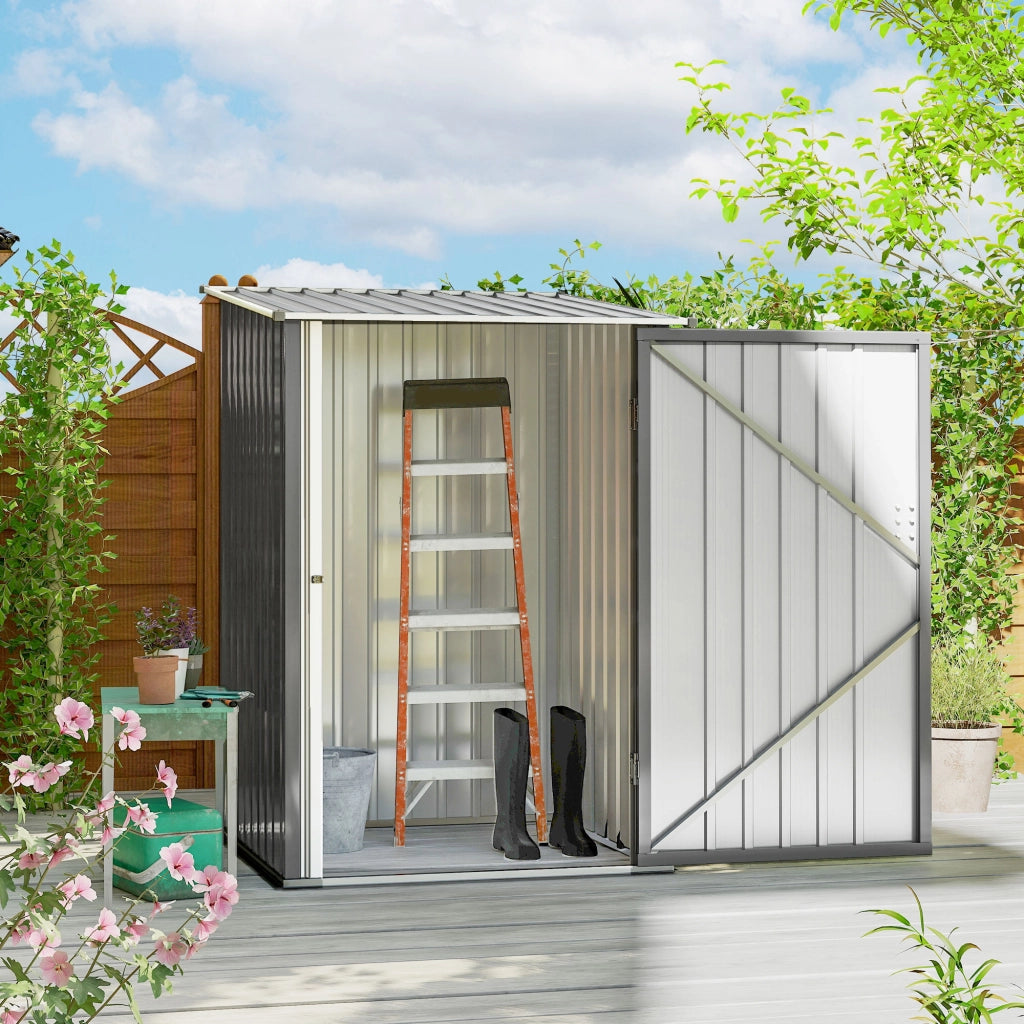 Ripostiglio per Giardino in Acciaio ¨C zephmum ¨C 100x103x160cm Grigio