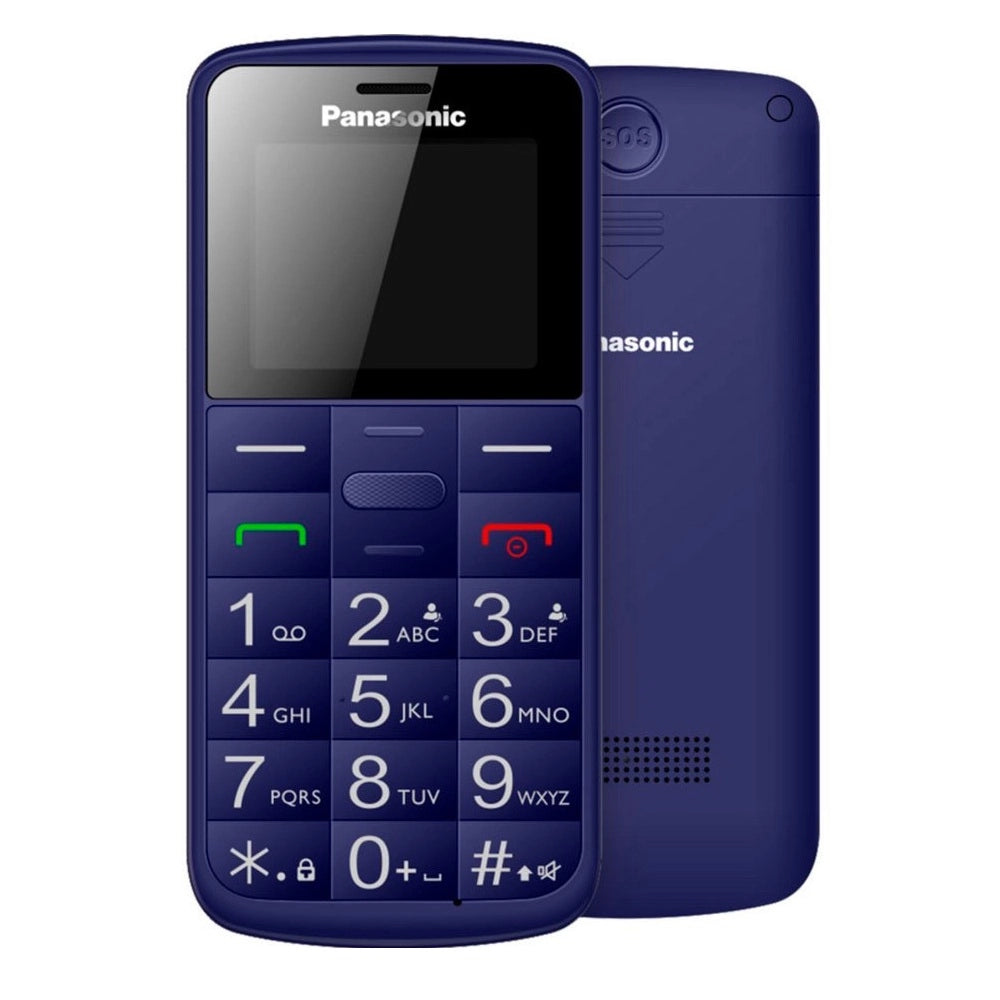 TELEFONO CELLULARE SENIOR KX-TU110E 1,77FUNZIONE SOS FOTOC 0,3MP BLU