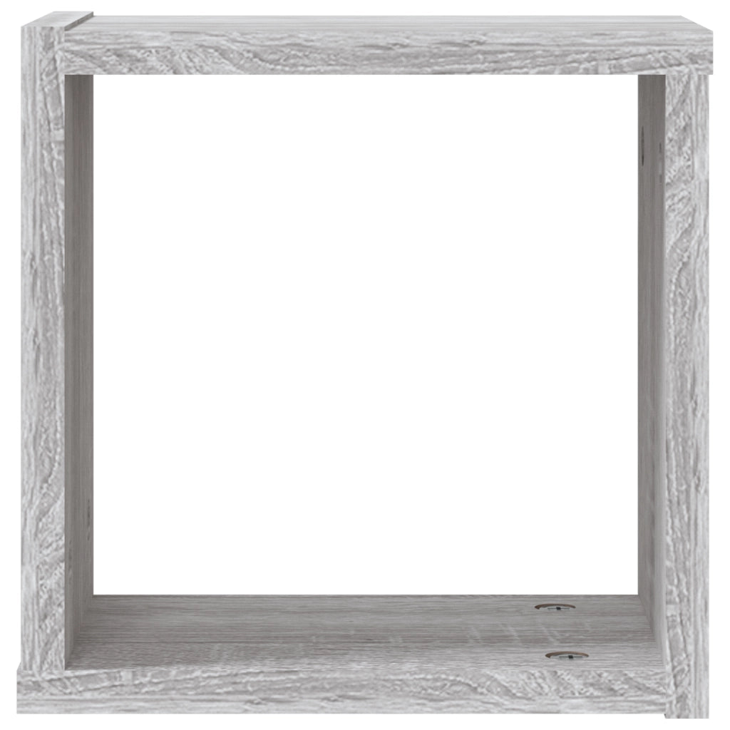 Mensole Flottanti Grigio sonoma MDF Medio Montaggio a parete