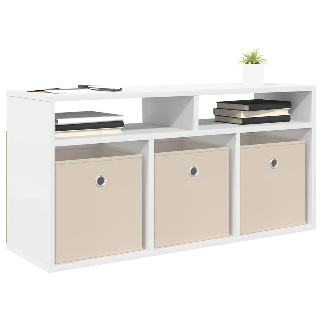 Lowboard con cassetto Bianco 87 x 27,5 x 43 cm CFW5749166
