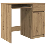 Scrivania | Tavolo da Ufficio Rovere Artigianale 86x49x76 cm in Legno Multistrato