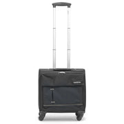 Trolley Valigia Morbida Bagaglio a Mano in Poliestere 4 Ruote Ravizzoni Pechino Nero