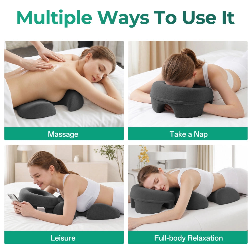 Cuscino di supporto per massaggi ¨C Minimal ¨C adatto a benessere e sonno post operatorio