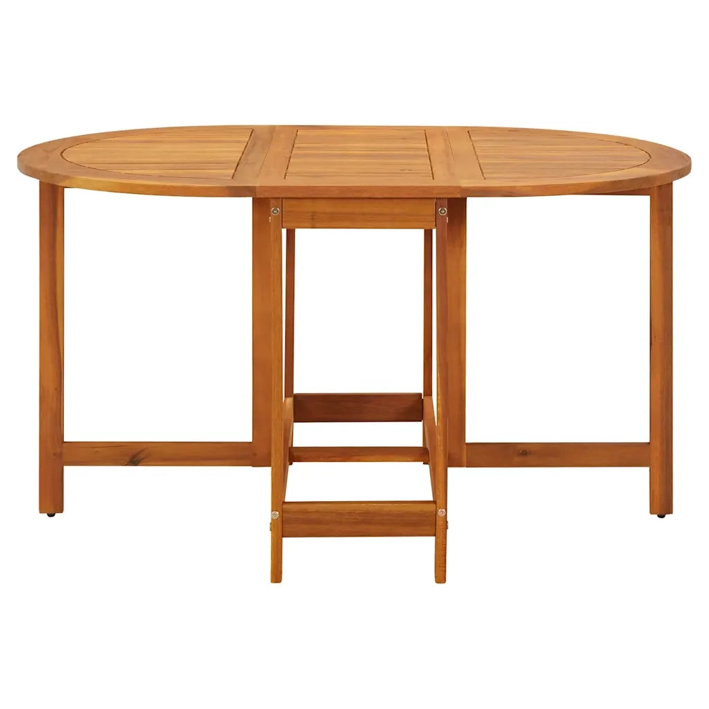 Tavolo da Giardino 130x90x72 cm in Legno Massello di Acacia cod mxl 34085