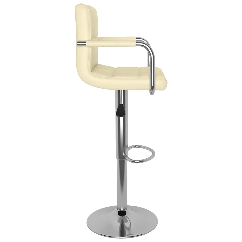 Sgabelli da Bar 2 pz Crema in Similpelle  cod mxl 58275