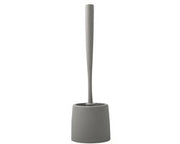Spazzola per il water con contenitore igienico - Mat taupe, marrone, 9x39cm