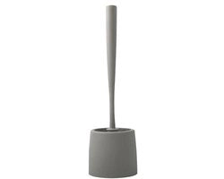 Spazzola per il water con contenitore igienico - Mat taupe, marrone, 9x39cm