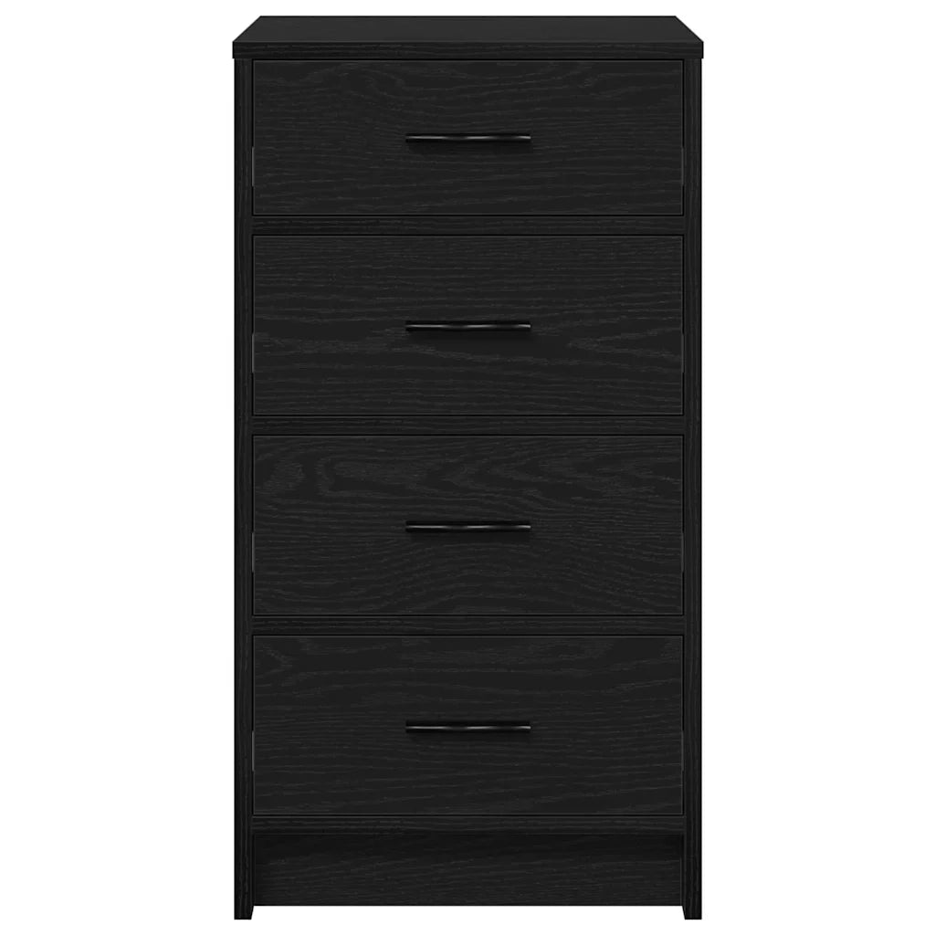 Credenza-Buffet-Armadio da cucina Rovere nero 40 x 41 x 75 cm Legno multistrato