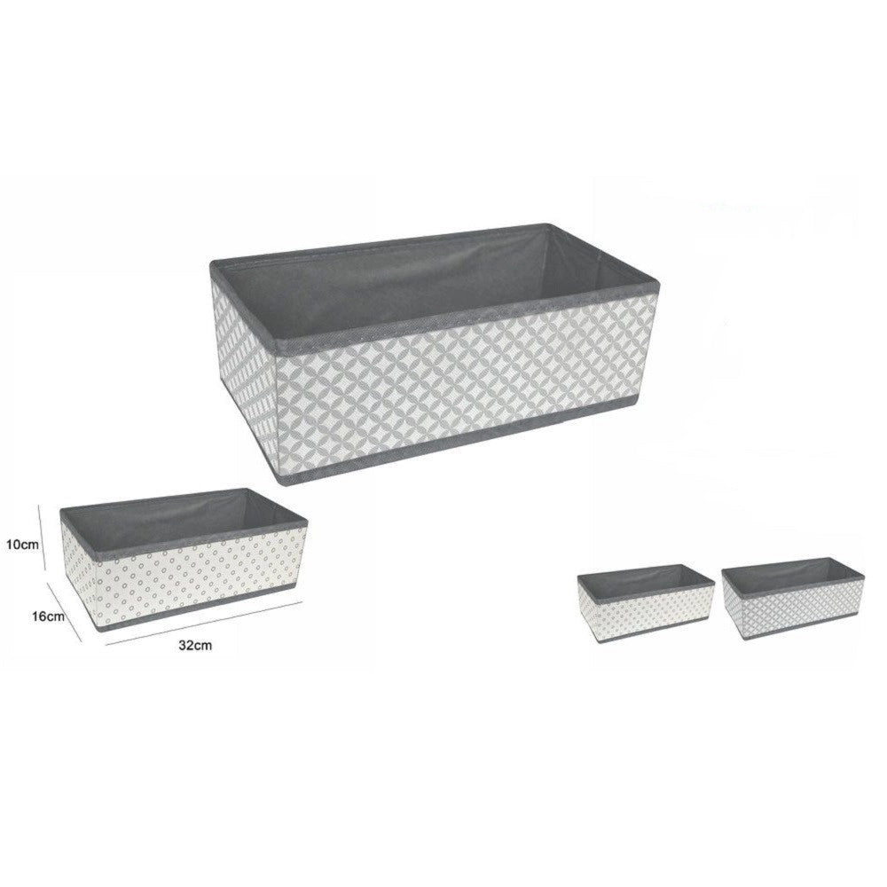 Trade Shop - Scatola Salvaspazio Portatutto Contenitore Armadio Organizer 32x16x10cm 53031a -