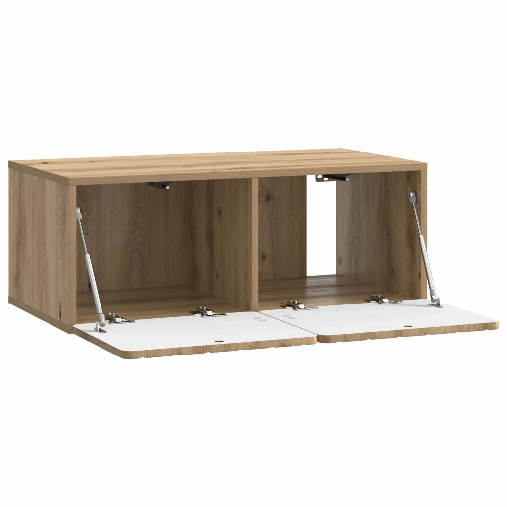Mobile Porta TV da Muro Rovere Artigianale 78,5 x 41 x 30 cm