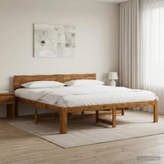 Letto matrimoniale con testiera ROSTOCK Naturale 180 x 200 cm 3405468