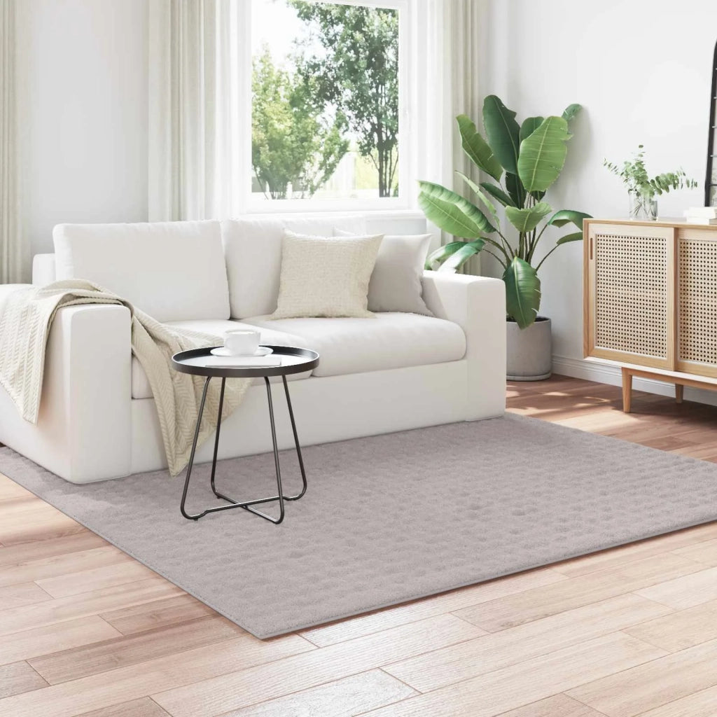 Tappeti per area Quadrato SIROLO Sabbia 200 x 200 cm Poliestere 42022760