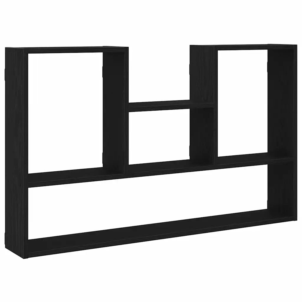 vidaXL Mensola a Muro Rovere Nero 99x15x60 cm in Truciolato