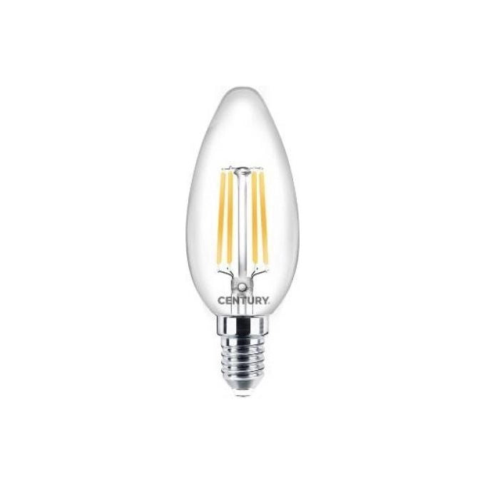 Century Lampadina Led Filamento Candela E14 6W 806lm 4000k