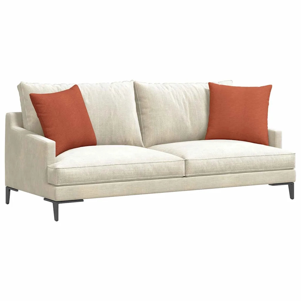 Cuscini da Divano 2 pz-Set di 2 Cuscini per Sofa Rosso Arancio 45 x 45 cm
