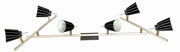 Lampadario Candellux Senso 6xG9 metallo nero satinato