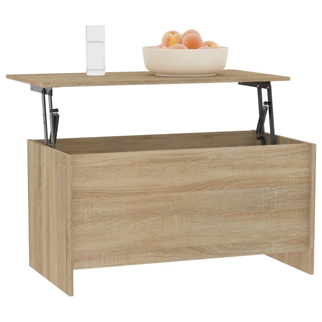 Tavolino Rovere Sonoma 102x55,5x52,5 cm in Legno Multistrato 809668