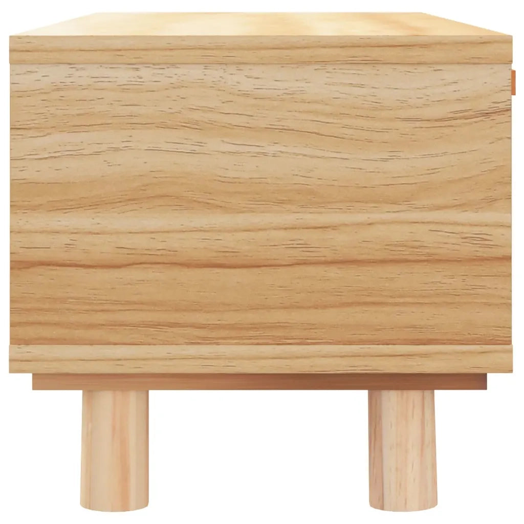 Tavolino Marrone 80x40x30 cm Legno Multistrato e Massello Pino 345623