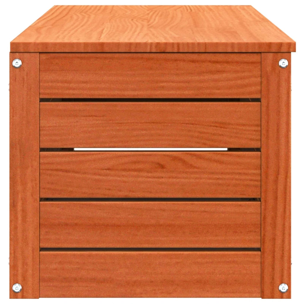 Scatola di Stoccaggio Marrone cerato 89 x 36,5 x 33 cm