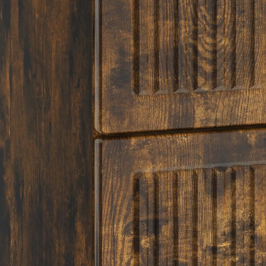 Armadio da Notte Rovere Fumo 62 x 34,5 x 47,5 cm 893860