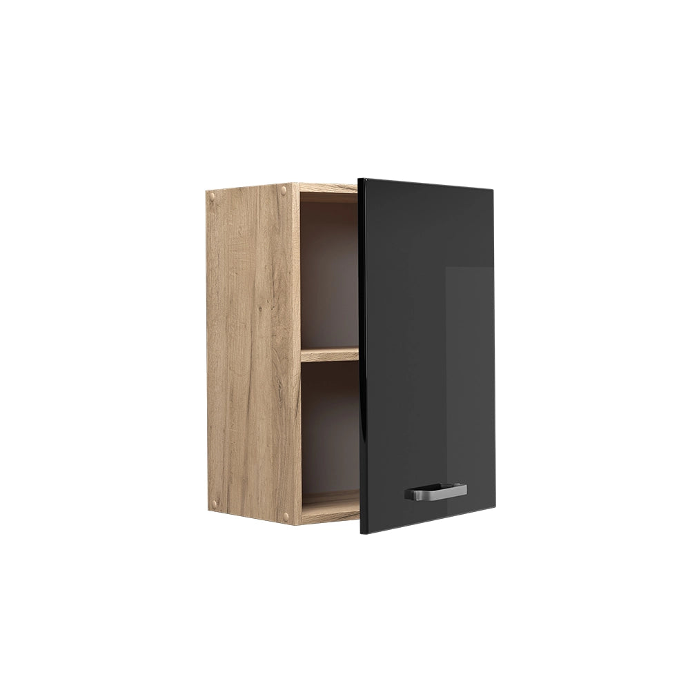 Vicco Pensile da cucina Nero lucido 45 cm