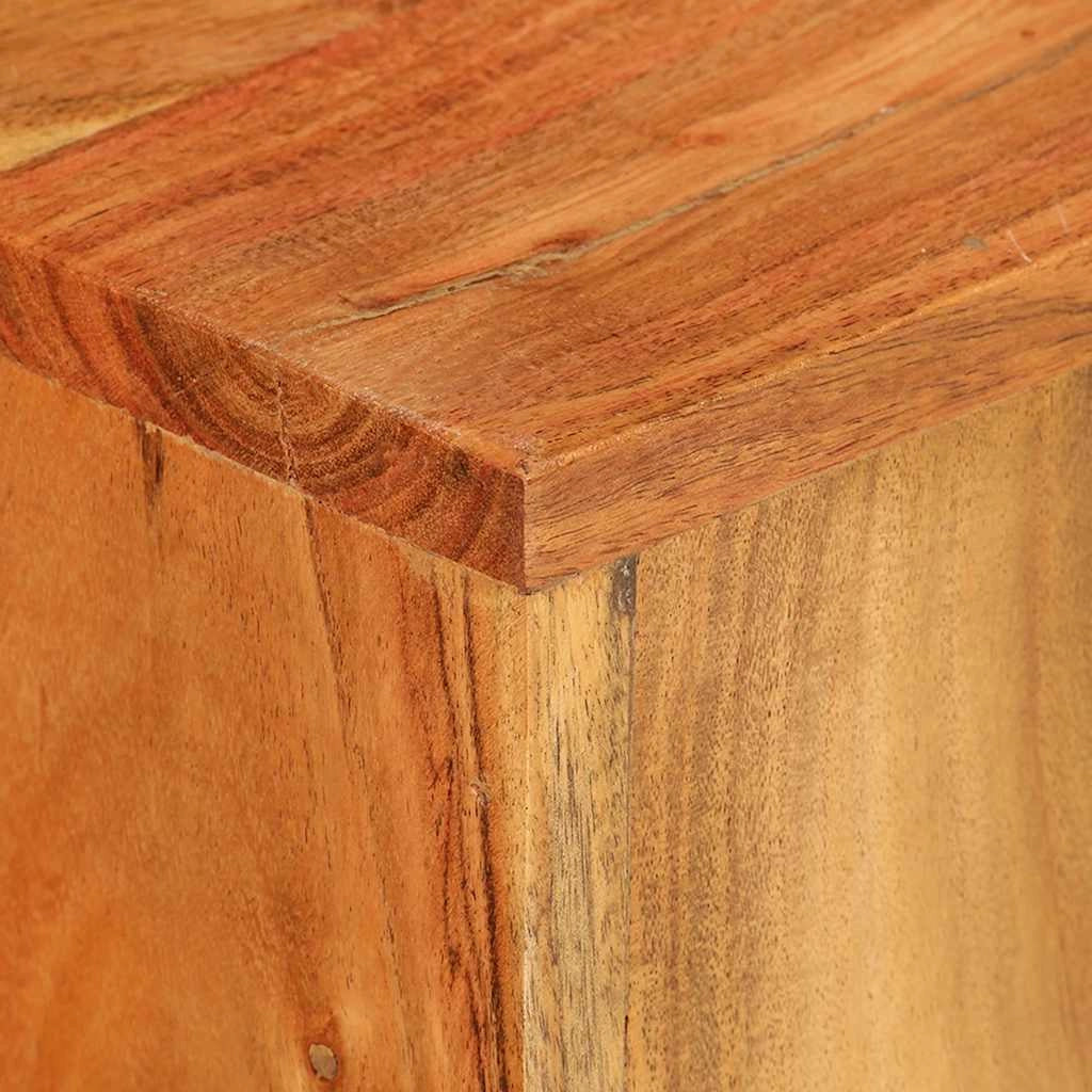 Portavasi mobili per fiori set da 2 legno massello di acacia marrone 02_0045300