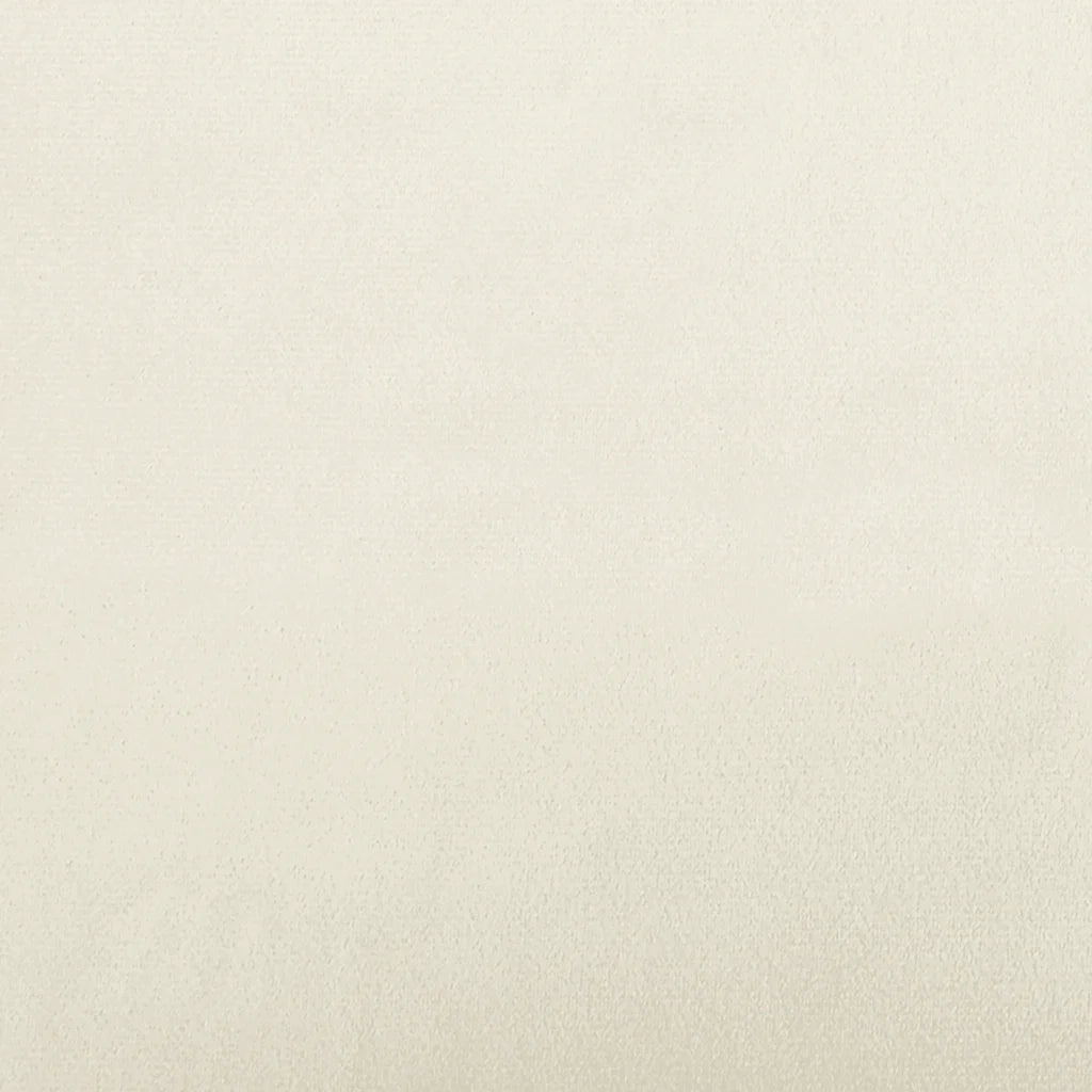 Poltrona Bianco Crema in Velluto 324068